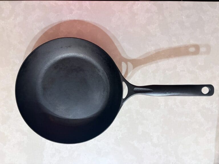 Japanese cast iron pan after six years of near-daily use
