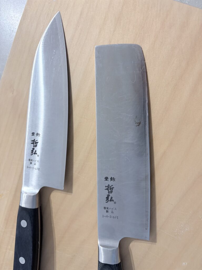 Staining on a stainless SG2 nakiri after eighteen months of use
