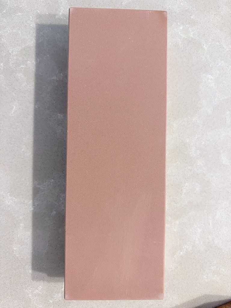 A King 1000 grit stone before I learned how to sharpen a japanese knife on it